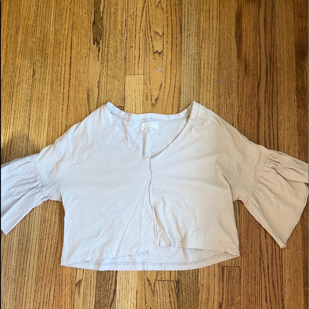 Urban Outfitters Ruffle Sleeve Top